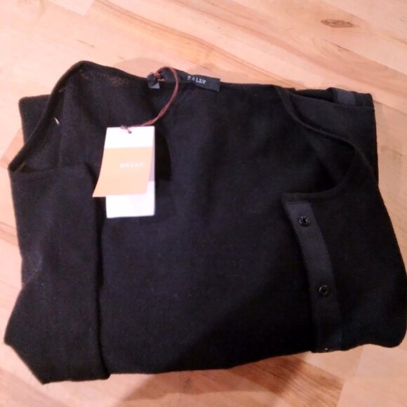 NWT Bally 100% Extra Fine Merino Wool Cardigan - Picture 5 of 7